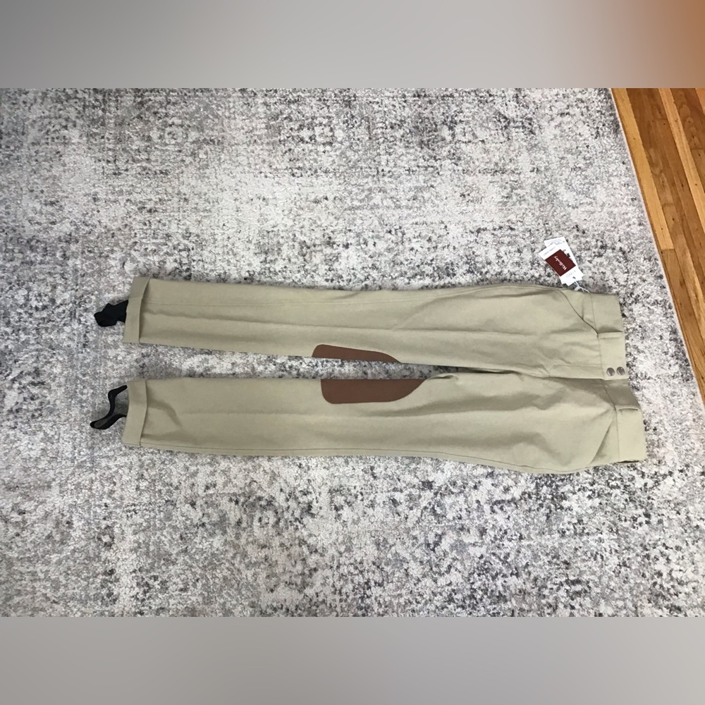 Wellesley girls tan competition jods size 16